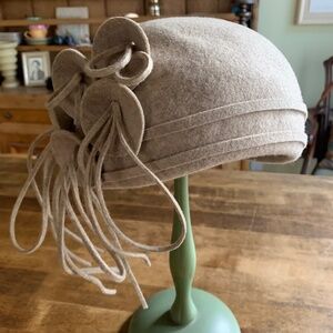 Whimsical Ernie Wool Felt Cloche